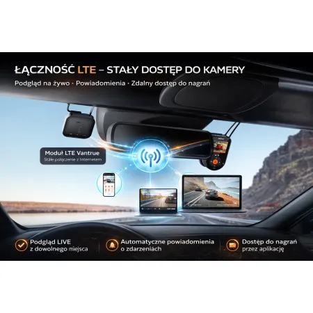 Vantrue LTE 01 Cloud – moduł LTE do kamer S1 PRO / N2X / E360 / E1 PRO